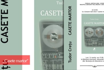 Tudor Creţu aduce în biblioteca noastră ,,Casete martor”