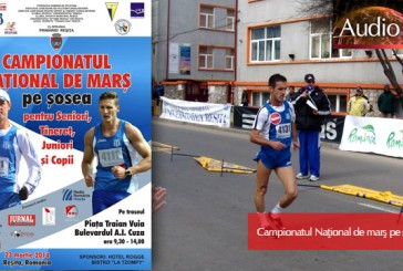 Campionatul Național de marş pe șosea, astăzi la Reşiţa: circulaţie oprită în oraş!