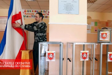 REZULTATELE DEFINITIVE ale referendumului din Crimeea: ALIPIREA la Rusia a fost votată de 96,6 la sută dintre alegători. Occidentalii se pregătesc să riposteze