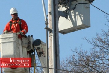 Programul întreruperilor furnizării cu energie electrică,  în următoarea săptămână, în Caraş-Severin