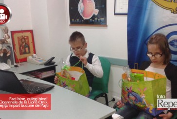 Faci bine, culegi bine! Doamnele de la Lions Onix din Reşiţa împart bucurie de Paşti
