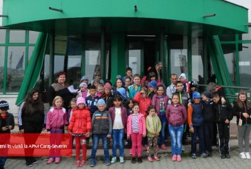 Copii cărăşeni în vizită la APM Caraş-Severin