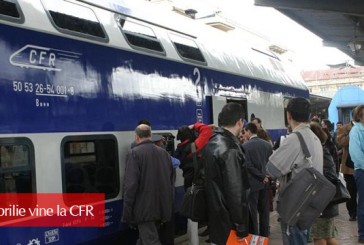 Aprilie vine la CFR cu schimbări în graficul de circulaţie feroviară