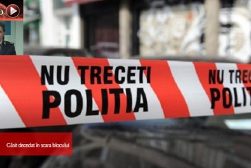 Un bărbat din Reşiţa a fost găsit astăzi mort în scara unui bloc de locuinţe