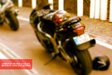Motociclist de doar 24 de ani, decedat în urma unui accident