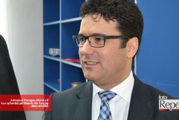 Ministrul Pricopie afirmă că nu-i schimbă pe liberali din funcţie…deocamdată