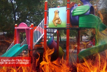 Copiilor din Oţelu Roşu le lipseşte de acum un tobogan