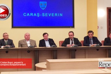Liberalul Cristian Buşoi, prezent la Reşiţa în campania europarlamentară