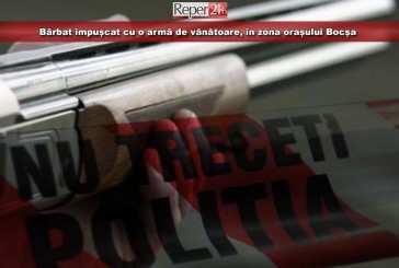 Bărbat împușcat cu o armă de vânătoare, în zona orașului Bocșa