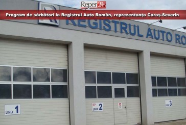 Program de sărbători la Registrul Auto Român, reprezentanța Caraș-Severin