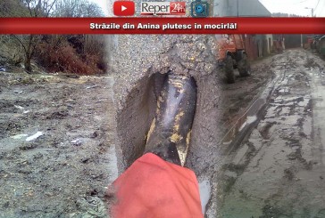 Străzile din Anina plutesc în mocirlă!