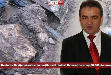 Dealurile Reșiței năvălesc în curțile cetățenilor! Reparațiile ating 60.000 de euro!