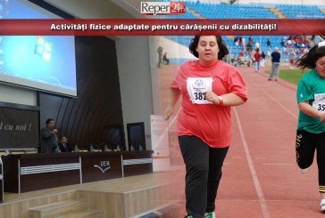 Activități fizice adaptate pentru cărășenii cu dizabilități! Actualii și viitorii specialiști în sport învață să lucreze cu elevii cu probleme!