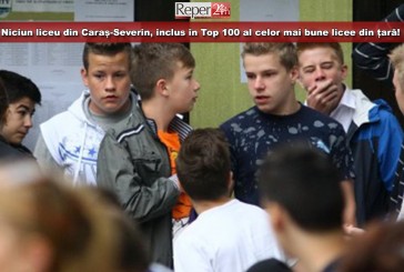 Niciun liceu din Caraș-Severin, inclus în Top 100 al celor mai bune licee din țară!