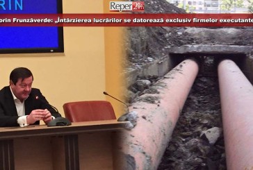 Sorin Frunzăverde: „Întârzierea lucrărilor se datorează exclusiv firmelor executante!“