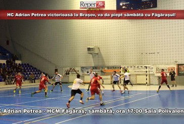 HC Adrian Petrea victorioasă la Brașov, va da piept sâmbătă cu Făgărașul!