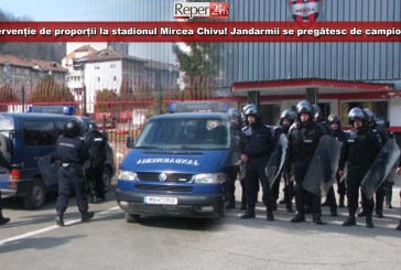 Intervenție de proporții la stadionul Mircea Chivu! Jandarmii se pregătesc intens de campionat!