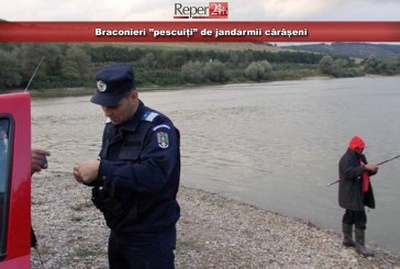 Braconieri ”pescuiți” de jandarmii cărășeni