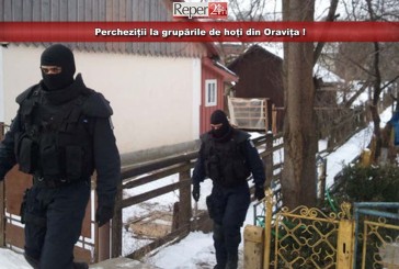 Percheziții la grupările de hoți din Oravița! Trupele speciale au luat cu asalt mai multe domicilii!