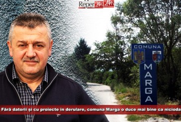Fără datorii și cu proiecte în derulare, comuna Marga o duce mai bine ca niciodată!
