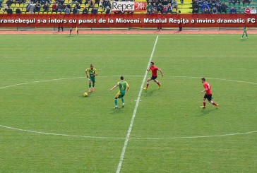 Caransebeşul s-a întors cu punct de la Mioveni. Metalul Reşiţa a învins dramatic FC Olt