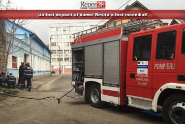 Un fost depozit al Vamei Reșița a fost incendiat!