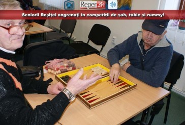 Seniorii Reșiței, angrenați în competiții de șah, table și rummy!