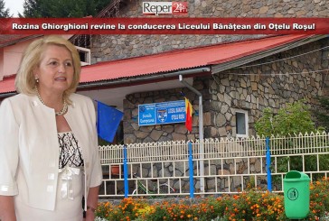 Rozina Ghiorghioni revine la conducerea Liceului Bănățean din Oțelu Roșu!