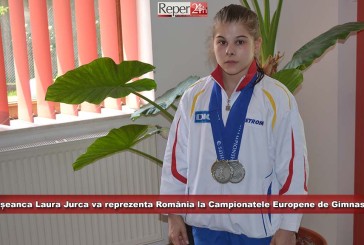 Cărășeanca Laura Jurcă va reprezenta România la Campionatele Europene de Gimnastică