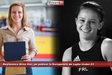 Reşiţeanca Alina Vuc, pe podium la Europenele de Lupte Under-23