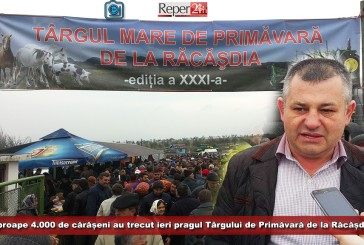 Aproape 4.000 de cărășeni au trecut ieri pragul Târgului de Primăvară de la Răcășdia!