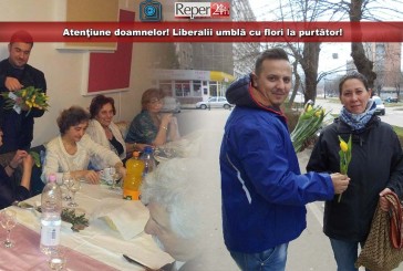 Atenţiune doamnelor! Liberalii umblă cu flori la purtător!