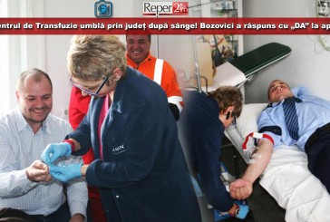 Centrul de Transfuzie umblă prin județ după sânge! Bozovici a răspuns cu „DA” la apel!