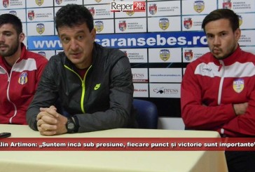 Alin Artimon: „Suntem încă sub presiune, suntem acolo jos şi fiecare punct şi fiecare victorie sunt foarte importante”