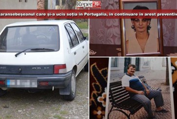 Caransebeșeanul care și-a ucis soția în Portugalia, în continuare în arest preventiv!