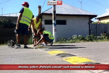 Atenție, șoferi! „Polițiștii culcați” sunt montați la datorie!