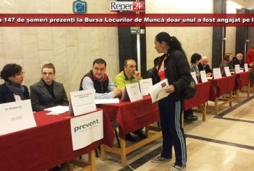 Din 147 de șomeri prezenți la Bursa Locurilor de Muncă doar unul a fost angajat pe loc!