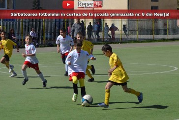 Sărbătoarea fotbalului în curtea de la școala gimnazială nr. 8 din Reșița!