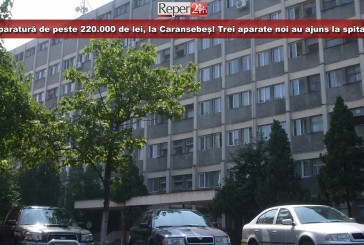Aparatură de peste 220.000 de lei, la Caransebeș! Trei aparate noi au ajuns la spital!