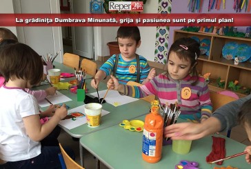 La grădiniţa Dumbrava Minunată, grija şi pasiunea sunt pe primul plan!