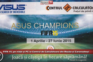 FIFA 15, pe viață și PC la Centrul de Calculatoare din Reșița și Caransebeș!