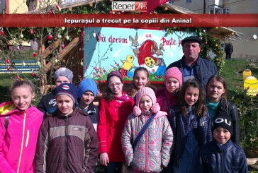 Iepurașul a trecut pe la copiii din Anina!