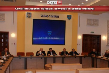 Consilierii județeni cărășeni, convocați în ședință ordinară!