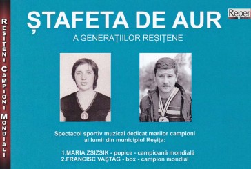 În prezența ministrului Gabi Szabo, mondialii Feri Vaștag și Maria Zsizsik predau ștafeta de aur la Reșița!