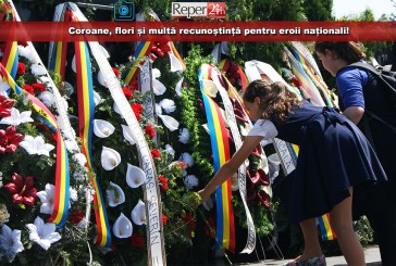 Coroane, flori și multă recunoștință pentru eroii naționali!