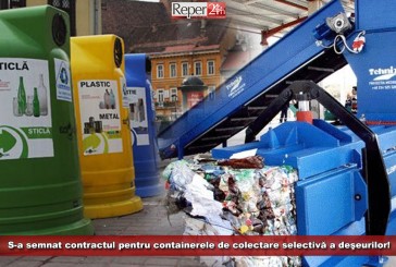 S-a semnat contractul pentru achiziționarea containerelor de colectare selectivă a deşeurilor!