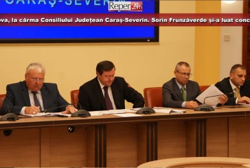 Ilie Iova, la cârma Consiliului Județean Caraș-Severin. Sorin Frunzăverde și-a luat concediu!