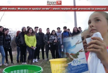 „004 mediu. Misiune în spaţiul verde” – elevii reșițeni sunt provocați la concurs!