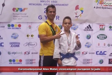 Caransebeșeanul Alex Matei, vicecampion european la judo