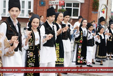 Îmbracă o ie – îndemnul presei cărășene, în cadrul unei acțiuni unice în România!